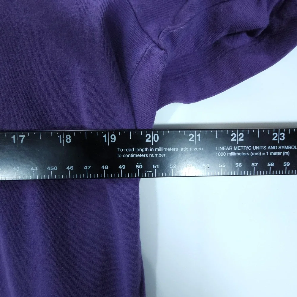 Vintage Polo Ralph Lauren Mens Large Purple V-Neck Pony Logo T-Shirt Streetwear